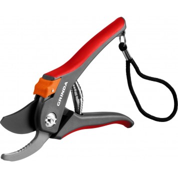 8-423102_z02 | Секатор с двухкомпонентными рукоятками, плоскостной, 205 мм, GRINDA G-26-5