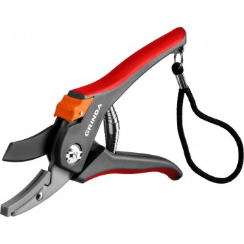 8-423203_z02 | Секатор с двухкомпонентными рукоятками, контактный, 205 мм, GRINDA G-28-5