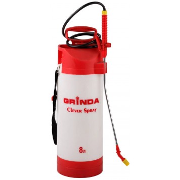 8-425158 | Опрыскиватель садовый, с латунным удлинителем, 8л, GRINDA CLEVER SPRAY-0