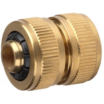 8-426142 | Муфта латунная, (шланг-шланг), 1/2", GRINDA-0