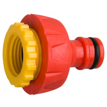 8-426405 | Адаптер внешний пластмассовый с TPR, 1/2"-3/4", GRINDA PREMIUM-0