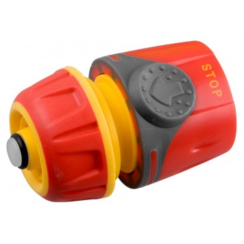 8-426429 | Соединитель с автостопом, пластмассовый с TPR, 1/2", GRINDA PREMIUM-0