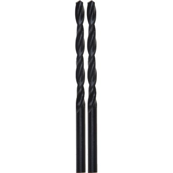 901-11431-038-1.3-K2 | Сверло по металлу, цилиндрический хвостовик, быстрорежущая сталь HSS, 1,3х38мм, 2шт, URAGAN BAGIRA-0