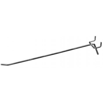 90108-30 | Крюк для стенда одинарный хромированный 300 мм, NONAME-0