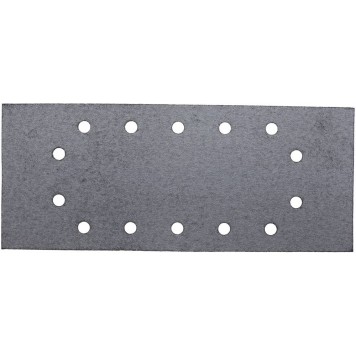 907-23104-100-50 | Лист шлиф. универсал. с покрытием стеарата цинка, 14 отверстий по кругу, для ПШМ, P100, 115х280мм, 50шт, URAGAN-0