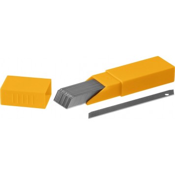 OL-AB-50S | Лезвия сегментированные из нержавеющей стали, 9х80х0,38мм, 13 сегментов, 50шт, OLFA-1