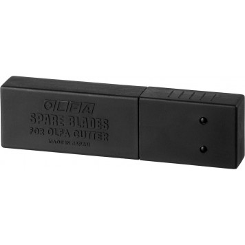 OL-ABB-50B | Лезвия сегментированные BLACK MAX, 9х80х0,38мм, 13 сегментов, 50шт, OLFA-3