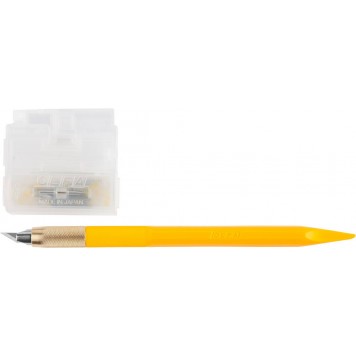 OL-AK-5 | Нож "Utility Models" перовой дизайнерский, для точных работ, рукоятка с мини шпателем, 5 лезвий, 4мм, OLFA-0