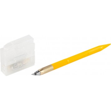 OL-AK-5 | Нож "Utility Models" перовой дизайнерский, для точных работ, рукоятка с мини шпателем, 5 лезвий, 4мм, OLFA-1