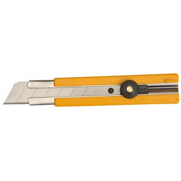 OL-H-1 | Нож с выдвижным лезвием, с резиновыми накладками, 25мм, OLFA-0