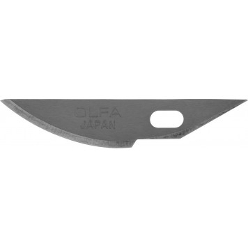 OL-KB4-R/5 | Лезвия закругленные для ножа AK-4, 6(8)х38х0,45мм, 5шт, OLFA-3