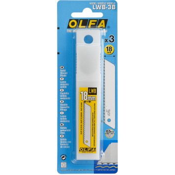 OL-LWB-3B | Лезвие, сегментированноеб серрейторная заточка18 мм, OLFA-3