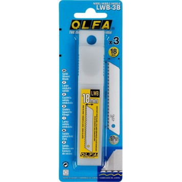 OL-LWB-3B | Лезвие, сегментированноеб серрейторная заточка18 мм, OLFA-7