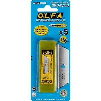 OL-SKB-2/5B | Лезвие трапециевидное для SK-4, 17,5х72х0,6мм, 5шт, OLFA-1