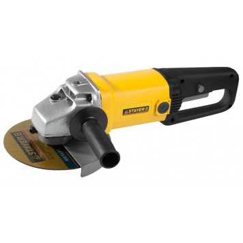 SAG-180-1800 | Машина углошлифовальная, дополнительная рукоятка, ключ, 180мм, 6000об/мин, 1800Вт, STAYER-0