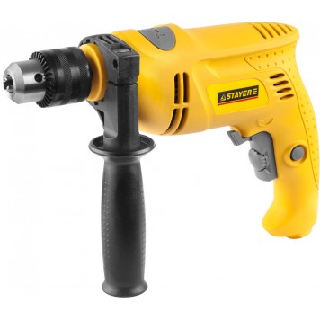 SID-750-E | Дрель ударная, реверс, ключевой патрон 1,5-13 мм, доп. рукоятка, 0-2700об/мин, 750Вт, STAYER-0