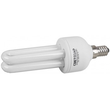 SV-44314-11 | Энергосберегающая лампа, цоколь E14(миньон), дневной белый свет (4000 К), 6000 час, 11Вт(55), СВЕТОЗАР СТЕРЖЕНЬ-2U-0