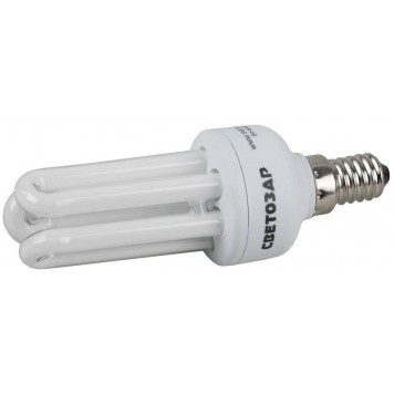 SV-44330-11 | Энергосберегающая лампа, цоколь E14 (миньон), теплый белый свет (2700 К), 6000 час, 11Вт(55), СВЕТОЗАР СТЕРЖЕНЬ-3U-0