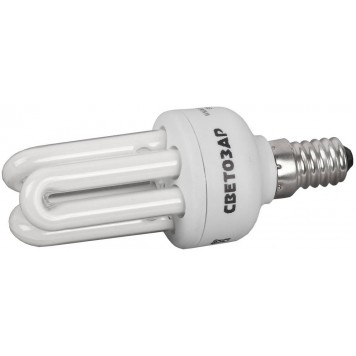 SV-44430-09 | Энергосберегающая лампа, цоколь E14(миньон), теплый белый свет (2700 К), 10000 час, 9Вт(45), СВЕТОЗАР СТЕРЖЕНЬ-3U-0