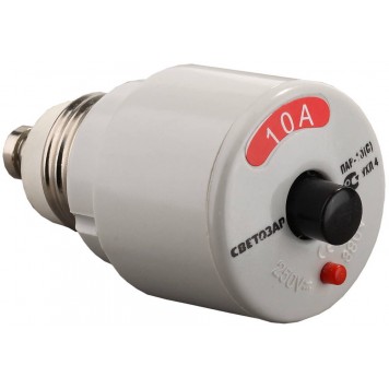 SV-49095-10 | Предохранитель автоматический резьбовой, 10 A, 220 В, СВЕТОЗАР СТАНДАРТ-1