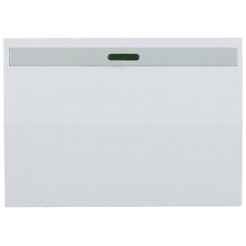SV-54438-W | Выключатель проходной, с эффектом свечения, одноклавишный, без вставки и рамки, белый, 10A/~250B, СВЕТОЗАР ЭФФЕКТ-0