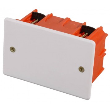 SV-54935 | Коробка монтажная для полых стен, макс. напряжение 400В, с крышкой, 100х60х50мм, прямоугольная, СВЕТОЗАР-0