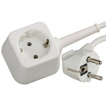 SV-55013-5 | Удлинитель-шнур, 5 м, 3500 Вт, 1 гнездо, ПВС 3x1 мм2, СВЕТОЗАР-0