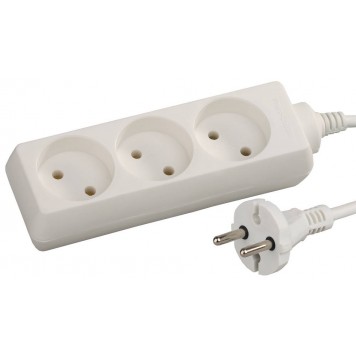 SV-55030-5 | Удлинитель электрический, 3 гнезда, 5м, СВЕТОЗАР-0