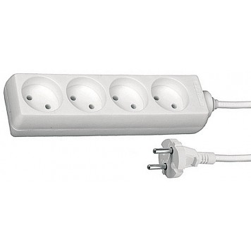 SV-55040-3 | Удлинитель электрический, 4 гнезда, 3м, СВЕТОЗАР-0