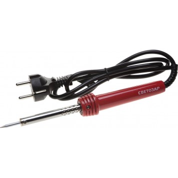 SV-55305-40 | Электропаяльник, пластм. рукоятка, жало "LONG LIFE", форма конус, 40Вт, СВЕТОЗАР ЮПИТЕР-0