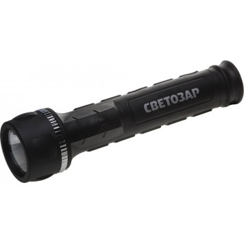 SV-56397 | Фонарь ручной с пластмассовым обрезиненным корпусом и ремешком, криптоновая лампа, 3xD, СВЕТОЗАР X-TRIM-0