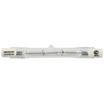 SV-57100-015 | Лампа галогеновая линейная, тип J-78, цоколь R7S, 150Вт, СВЕТОЗАР-0