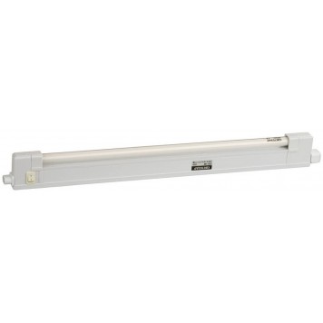 SV-57553-08 | Светильник люминесцентный с выключателем, лампа Т4, 370x22x44мм, 8Вт, СВЕТОЗАР СЛО-108-0