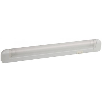 SV-57559-08 | Светильник люминесцентный с плафоном и выключателем, лампа Т5, 353x22x43мм, 8Вт, СВЕТОЗАР СЛ-308-0
