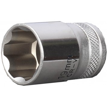 27805-20 | Торцовая головка, Cr-V, FLANK, хромосатинированная, 1/2", 20 мм, KRAFTOOL INDUSTRIE QUALITAT-0