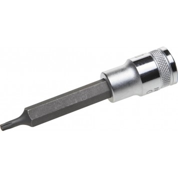 27906-25 | Торцовая бита-головка, удлиненная, материал S2, TORX, сатинированная, 1/2", Т25, KRAFTOOL INDUSTRIE QUALITAT-0
