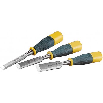 1815-H3 | Набор стамесок с двухкомпонентной ручкой, 12, 18, 25мм, KRAFTOOL EXPERT-0