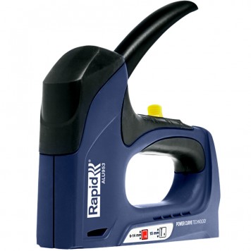 5000517 | Степлер (скобозабиватель) ручной для скоб тип 2-в-1: 53 (A / 10 / JT21) (6 -14 мм) I 300 (F / J / 47 / 8) (15 мм) Алюминиевый корпус, RAPID ALU 953-0