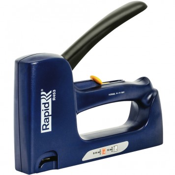 5000064 | Степлер (скобозабиватель) ручной для скоб 2-в-1: 53 (A / 10 / JT21) (6 -14 мм) I 300 (F / J / 47 / 8) (15 мм). Облегченный корпус, RAPID R453E-0