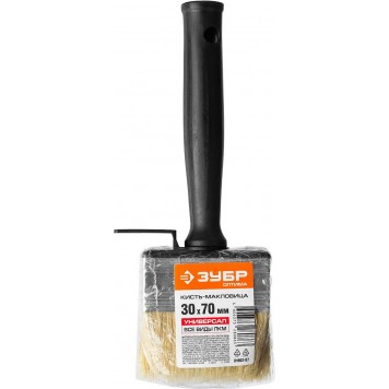 01802-07 | Кисть-макловица светлая щетина, пластмассовый корпус, 30х70мм, ЗУБР ОПТИМА-2