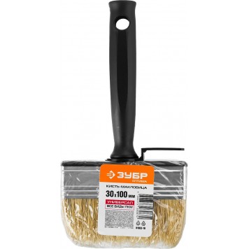 01802-10 | Кисть-макловица светлая щетина, пластмассовый корпус, 30х100мм, ЗУБР ОПТИМА-2