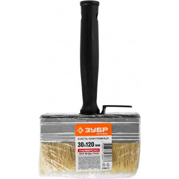 01802-12 | Кисть-макловица светлая щетина, пластмассовый корпус, 30х120мм, ЗУБР ОПТИМА-2
