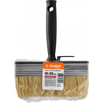 01802-15 | Кисть-макловица светлая щетина, пластмассовый корпус, 50х150мм, ЗУБР ОПТИМА-2