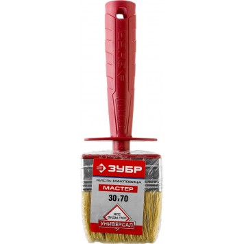 01825-07 | Макловица, светлая щетина, пластмассовый корпус, 30х70мм, ЗУБР МАСТЕР-2