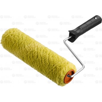 03515-18 | Валик малярный, все виды ЛКМ, для неровных поверхностей, полиэстр, ворс 18 мм, бюгель 6 мм, 40х180мм, ЗУБР ОПТИМА-0