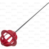 Миксер пластмассовый, для красок, 66х60х400мм, Глобус, ЗУБР 06006-66-40