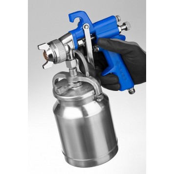 06451-1.8 | Краскопульт пневматический "ПРО Н350", с нижним бачком, 1,8мм, ЗУБР ПРОФЕССИОНАЛ-3
