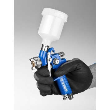 06454-0.8 | Краскопульт пневматический "ПРО 150 Мини", HVLP, c верхним бачком, 0,8мм, ЗУБР ПРОФЕССИОНАЛ-3