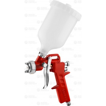 06455-1.3 | Краскопульт пневматический "МС 200", c верхним бачком, 1,3мм, ЗУБР МАСТЕР-0