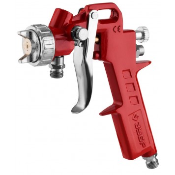 06456-1.3 | Краскопульт пневматический "МС Н200", с нижним бачком, 1,3мм, ЗУБР МАСТЕР-1